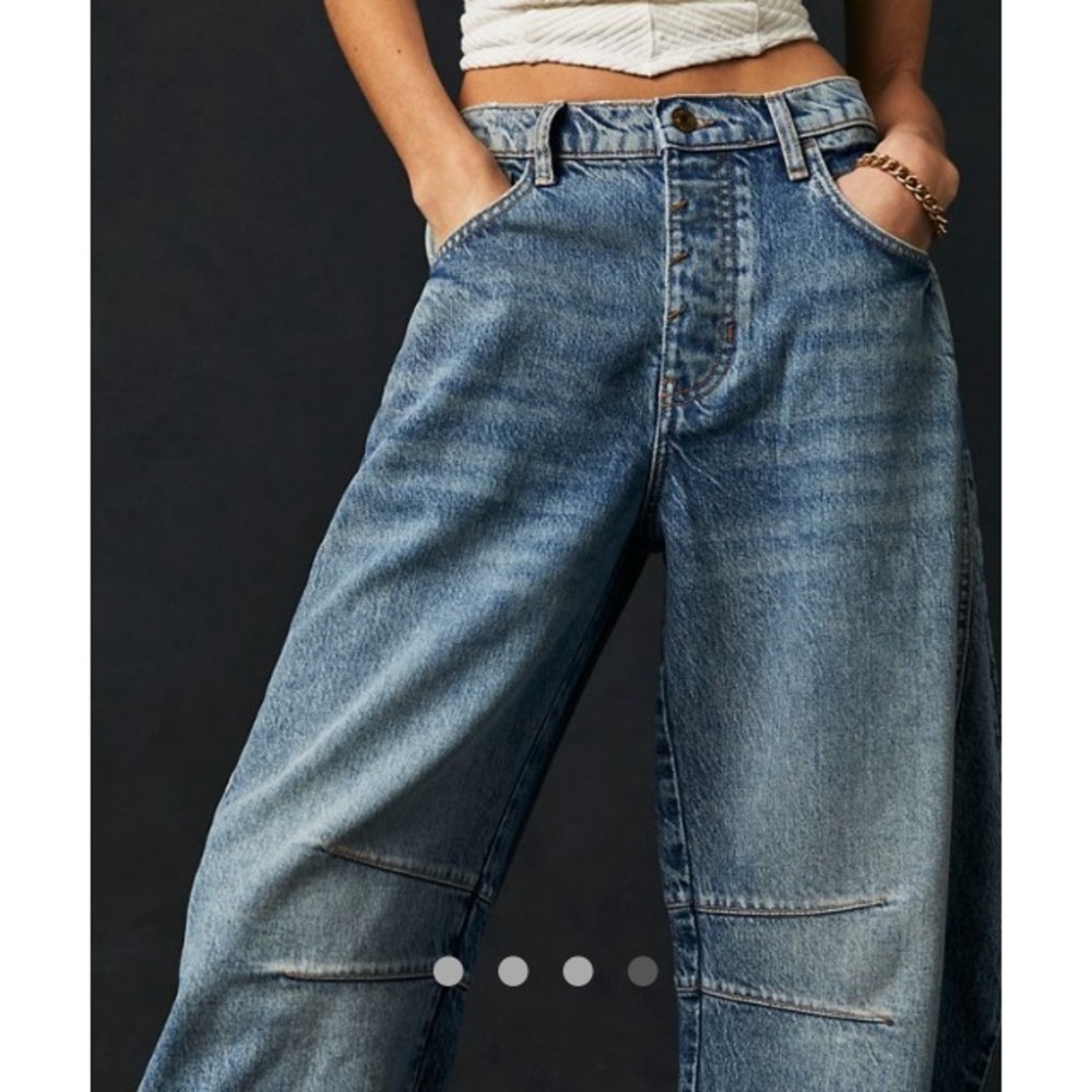 Good Luck Mid - Rise Jeans Free People Jean